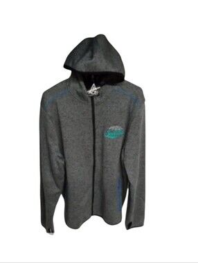 NWT ACE USA Men's Seattle Fleece Hooded Jacket Gray Size L